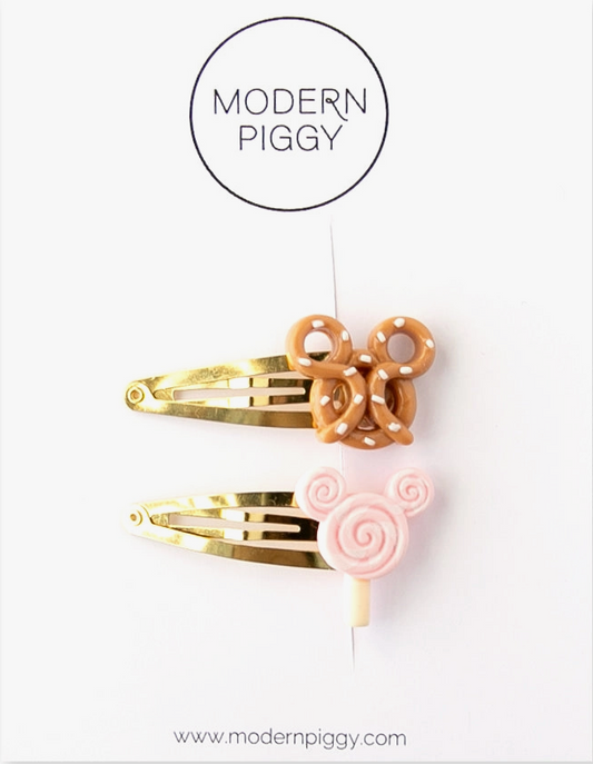 Snack Snap Hair Clips