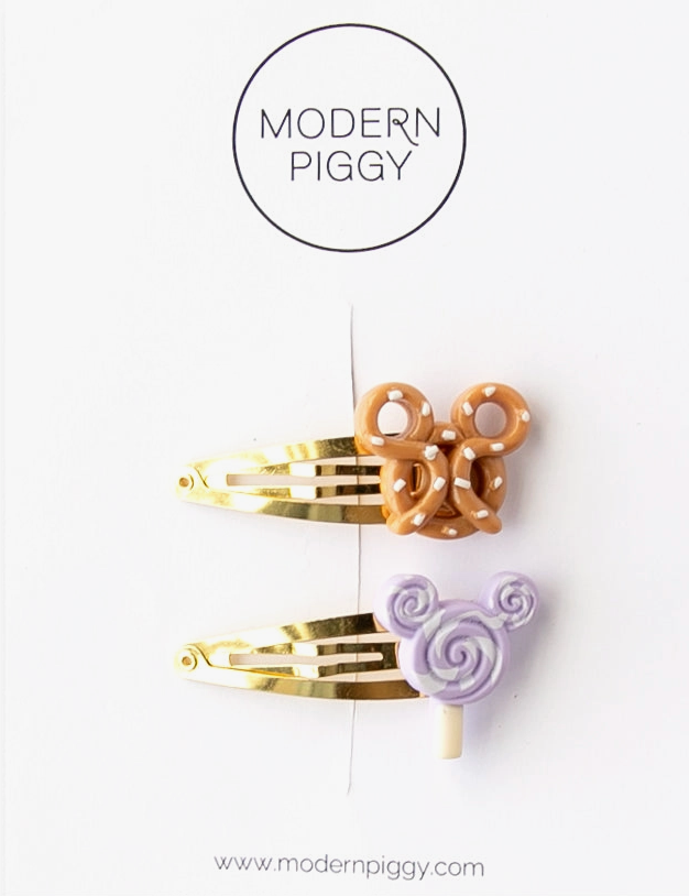 Snack Snap Hair Clips