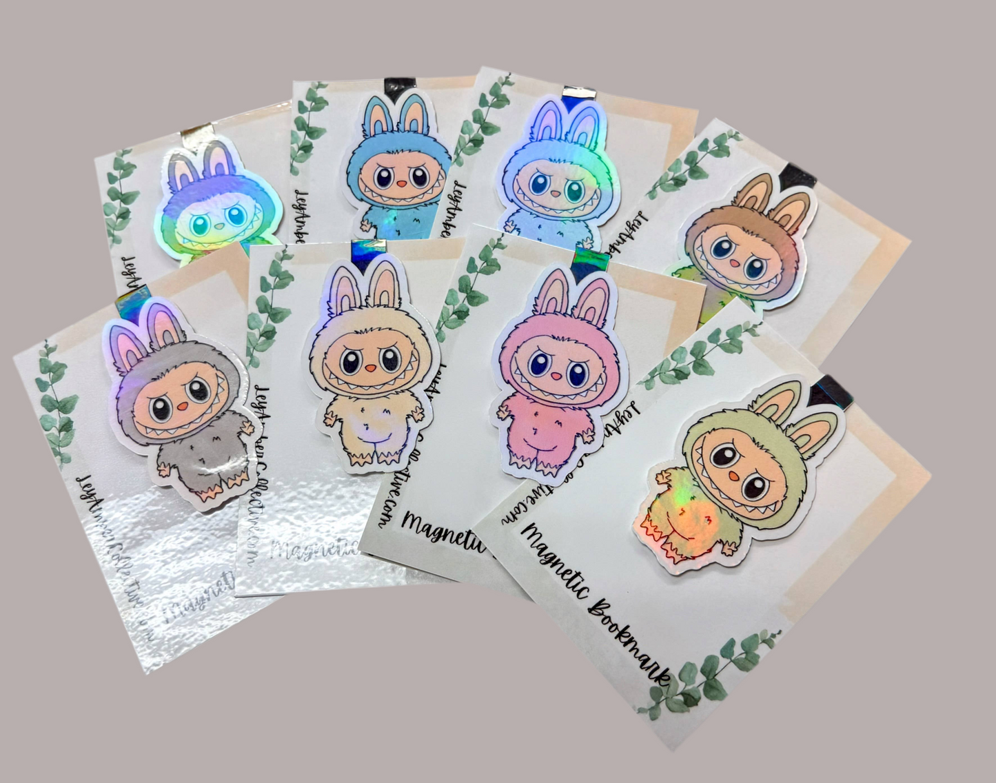 Monster Labubu Magnetic Bookmark