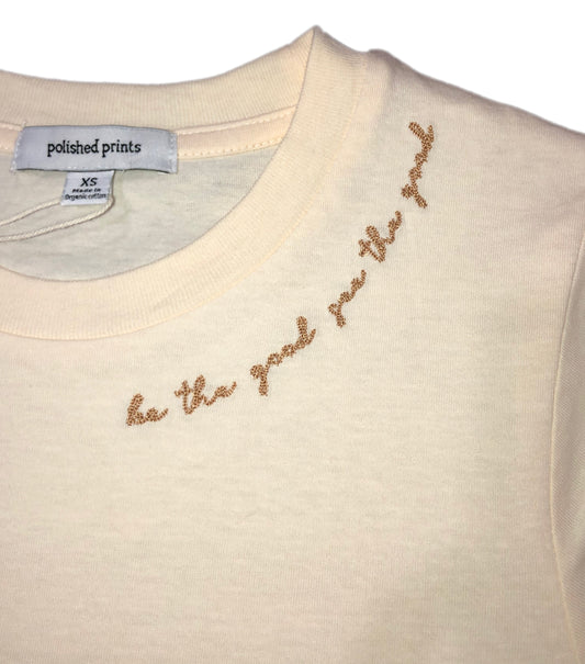 Chain Stitched Women's T-Shirt-Be The Good, See The Good