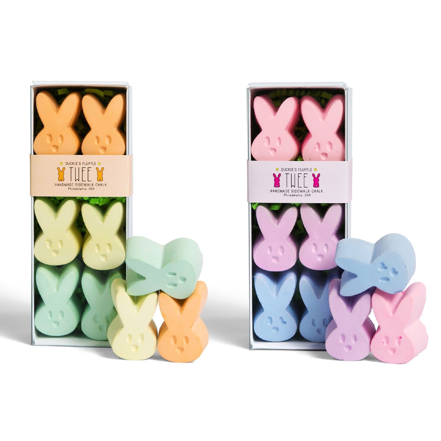 Bunny Handmade Sidewalk Chalk Set