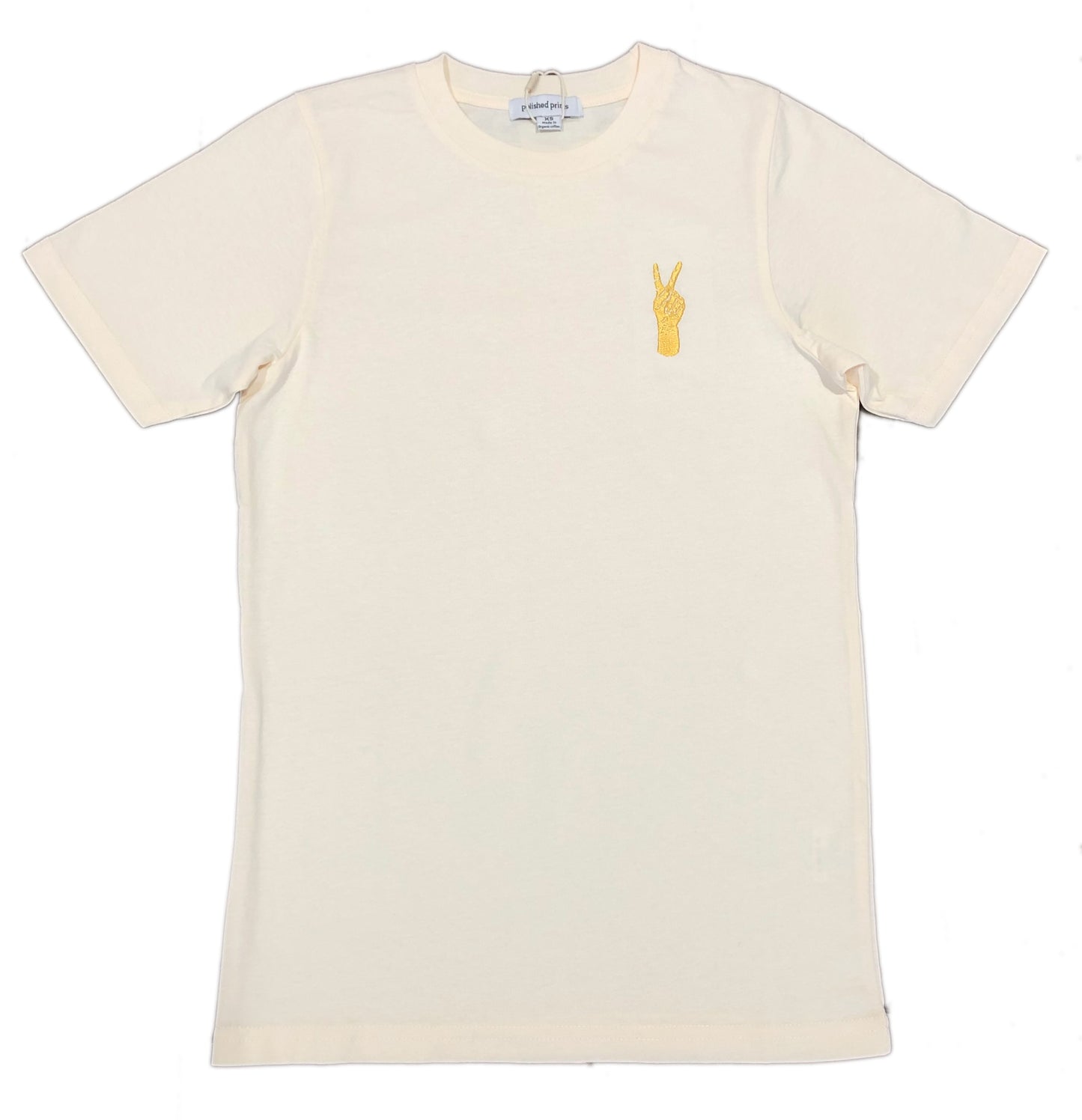 Peace Hand Embroidered Women's T-Shirt