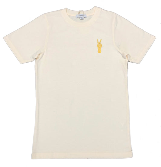 Peace Hand Embroidered Women's T-Shirt
