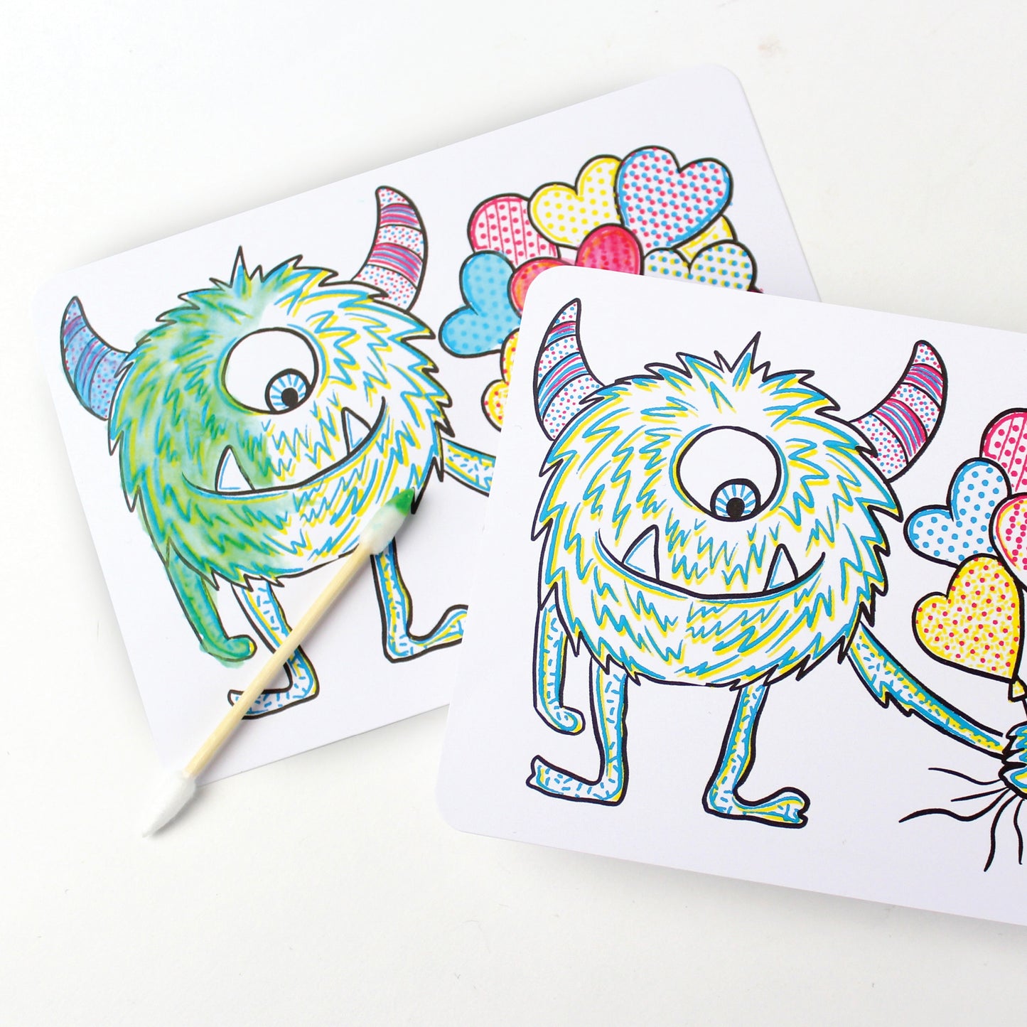 Paint with Water Valentines Kit-Monster