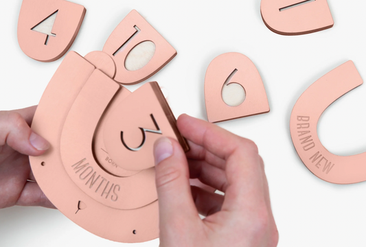 Wooden Milestone Set- Bear