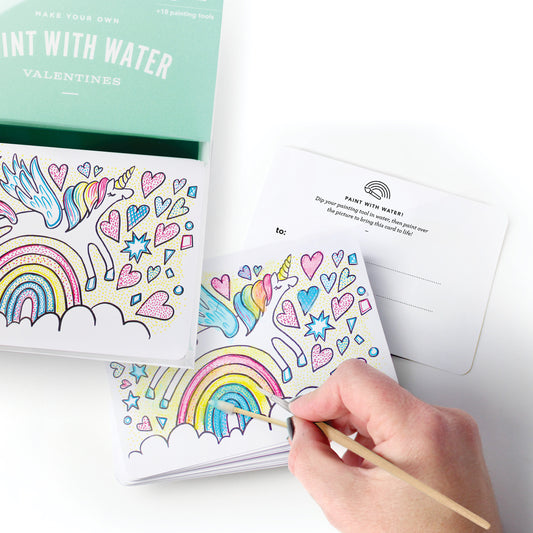 Paint with Water Valentines Kit-Unicorn