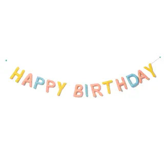 Happy Birthday Felt Garland