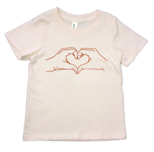 Heart Hands Organic Adult T-Shirt